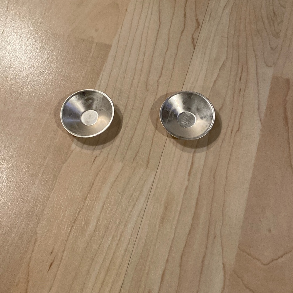 Silver nursing cups - small